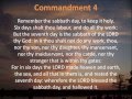 Ten Commandments -- Hear and Read the Full Text