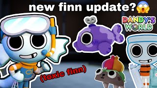 I MET A TOXIC FINN IN THE NEW DANDYS WORLD UPDATE?😭 #dandysworld #roblox 
