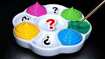 Making 9 New Colors from 4 Primary Colors - Satisfying Color Mixing