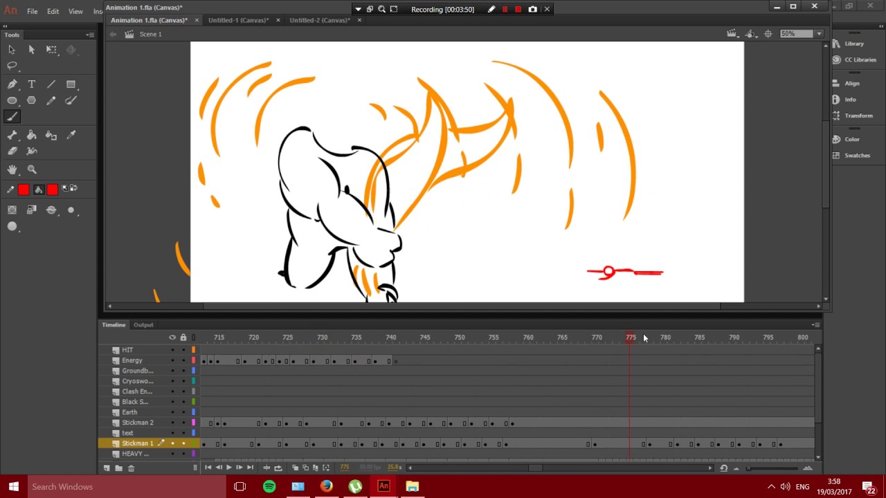 MAKE ANIMATION WITH NO DRAWING SKILLS EASY TUTORIAL - Adobe Animate CC - YouTube