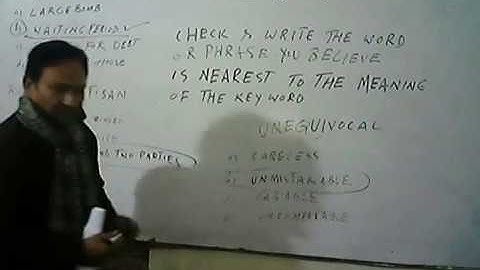 Synonyms, Nearest Similar Meaning Word or Phrase , English Compulsory Paper , CSS exam 2012 by FPSC