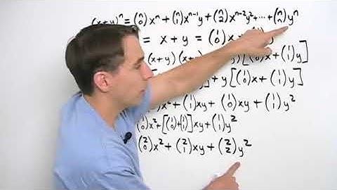 Art of Problem Solving  Proving the Binomial Theorem with Algebra 360p