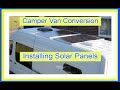 Convert a Van - VW Crafter Camper Conversion - Video 7 - Installing solar panels, twice