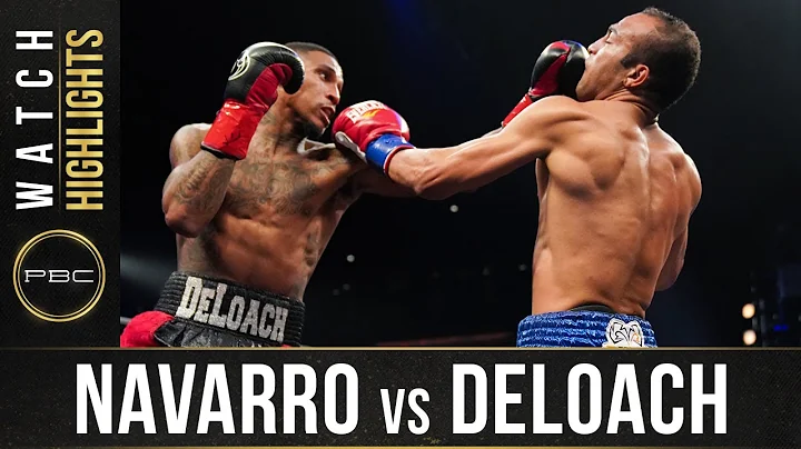 Navarro vs Deloach HIGHLIGHTS: August 22, 2020 | P...