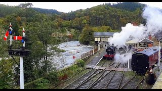 Steam in the AUTUMN colours, Llangollen Railway, 30th October 2022