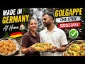 First try of Golgappe 😄 in end we made it#indian #ingermany #fullvlog #golgappe #homemade #viral 