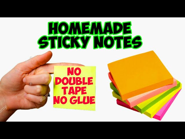 How to make Sticky Notes/How to make Post it notes /Sticky notes