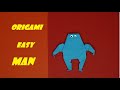 Origami Easy Man / how to make a paper man easy
