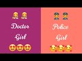 Doctor girl vs police girl  police girl vs doctor girl   delight sparklezz