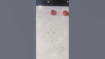 Easy ganpati drawing| ganpati song | ganpati cartoon Coloring for kids#ganpati #ganpatibappamorya