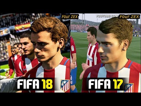 فيفا 18 VS فيفا 17 مقارنة الجرافيك | FIFA 18 vs FIFA 17 Graphics Comparison