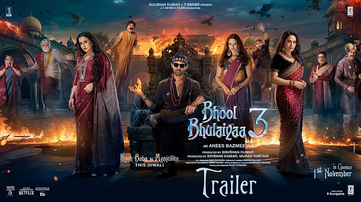 Bhool Bhulaiyaa 3 (Official Trailer): Kartik Aaryan, Vidya Balan, Triptii | Anees Bazmee | Bhushan K