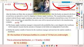 AP Stats FRQ 2022 #3 (Underfilled Shampoo Bottles)