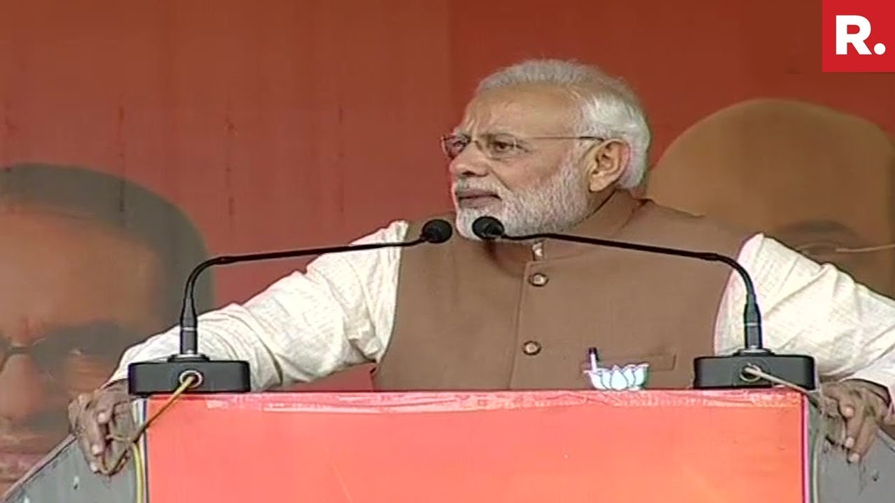 PM Narendra Modi Addresses Mega Rally In Rewa, Madhya Pradesh - YouTube