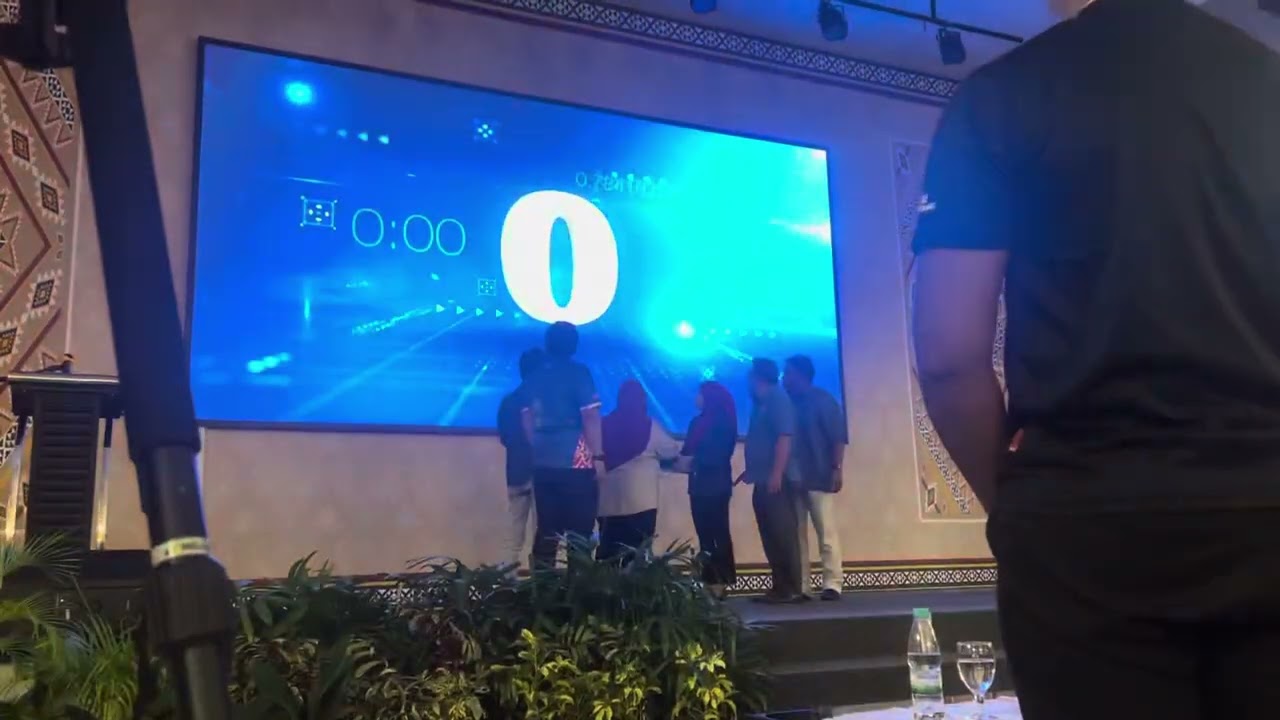 Contoh gimik perasmian majlis mudah!!