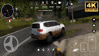 Toyota LC300 Mud Drive on Budget Phone | Offroad League Online | 8KM Map