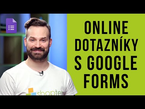 ONLINE DOTAZNÍKY S GOOGLE FORMS – Shoptet.TV (104. díl)