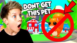 Do NOT Get This Adopt Me Pet!!