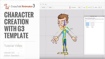 Cartoon Animator 4 Tutorial - Character Creation with G3 Template