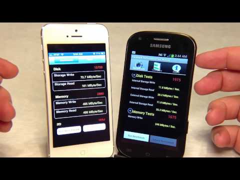 iPhone 5 vs. Samsung Galaxy Reverb