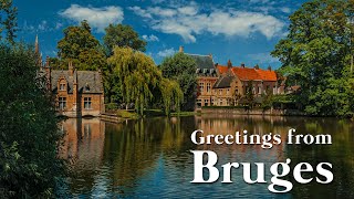 Take a tour of the charming city of Bruges in Belgium, relaxing music, real images & no loop, Brugge screenshot 4