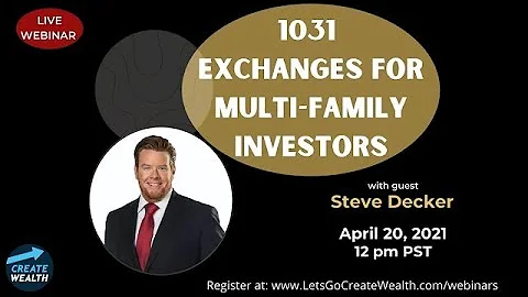 1031 Exchanges for Multi-Family Investors | Steve ...