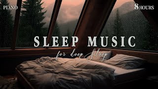 Calming Piano Music with Rain Sounds  Deep Sleep and Relaxation with Rainy Wake Up Recharged