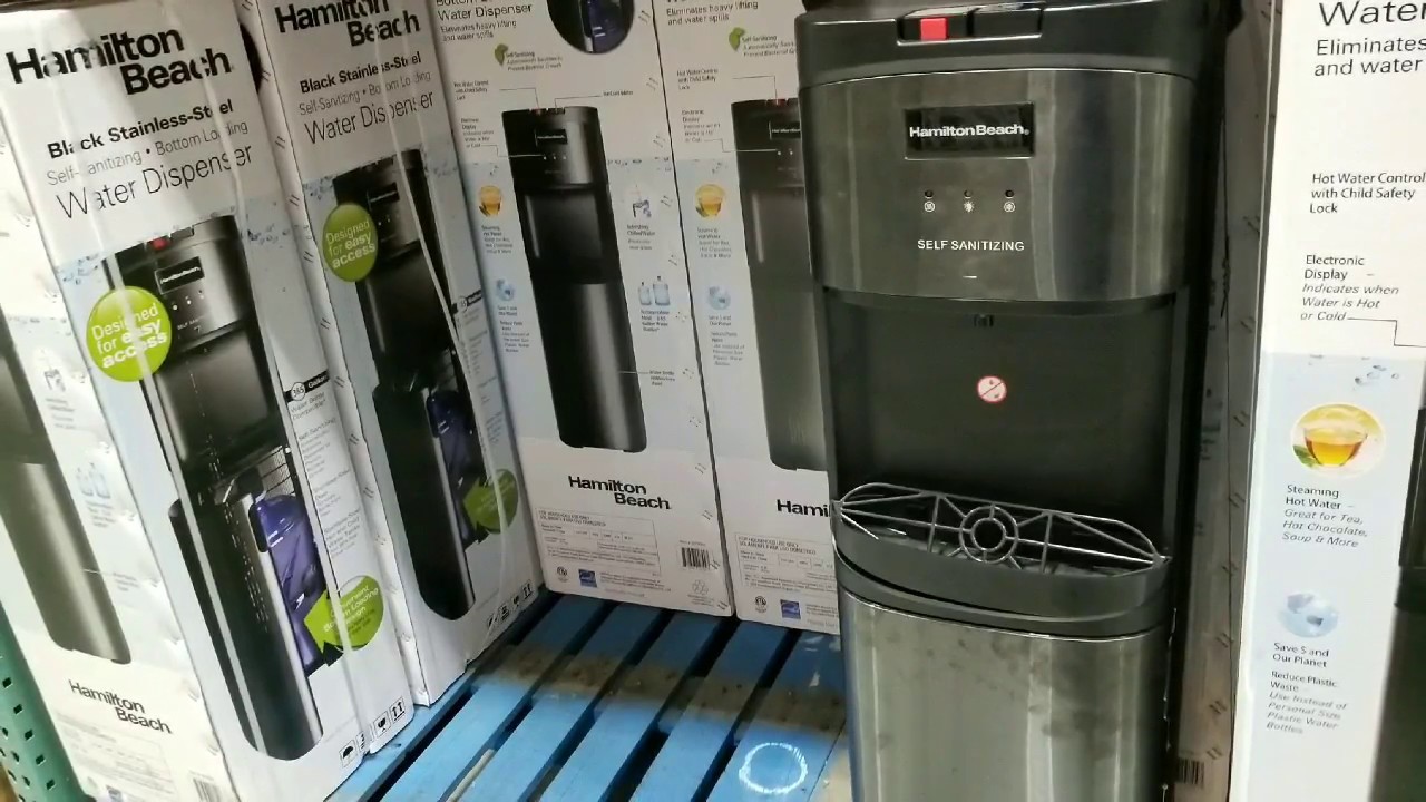 hamilton beach water dispenser lights blinking