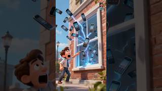 Handy Weggeflogen Von Einem Roboter Genommen, Weil Das Kind Ignoriert Wurde