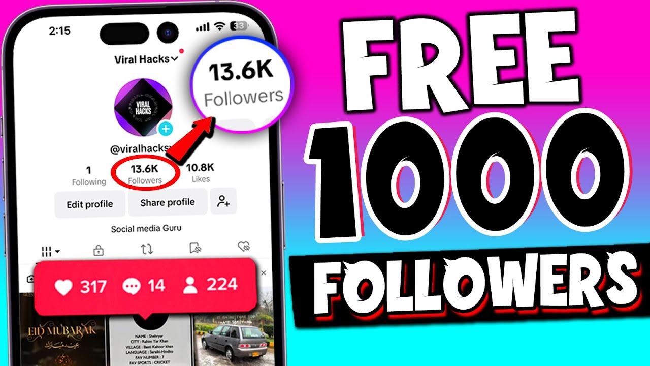 How to Get FREE TikTok Followers in 2025 (Fast & Easy!) 🚀 - How to ...