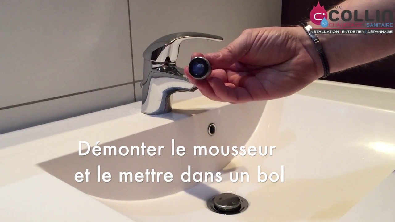 Comment changer le mousseur de votre mitigeur de lavabo 