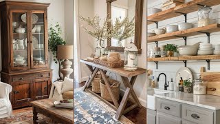 Charming Rustic Farmhouse Design ideas.Farmhouse Decorating ldeas #farmhousedecor #rusticfarmhouse