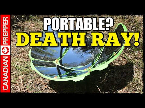Portable Parabolic Solar Reflector