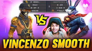 Smooth 444 Vs Vincenzo squad Intense Battle - Garena Free Fire @NonstopGaming_