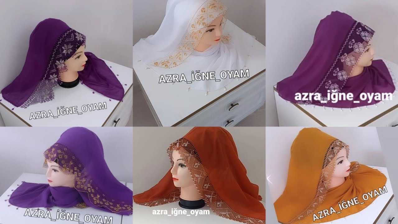 ağır iğne oyası tülbent modelleri en yeni  tülbent örnekleri