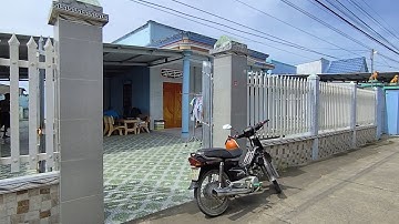 Ms 0865 Nhà đẹp sân vườn full thổ đường ô tô tặng hết nội thất cách cầu Mỹ Lợi 2,5 km