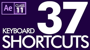 37 Basic Keyboard Shortcuts in After Effects  - اردو / हिंदी