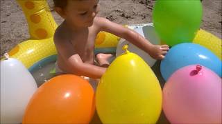 Super cute Baby at the Beach (full video)