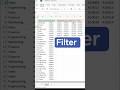 Filter Function In #excel #shorts #exceltips #exceltricks #learning#funny #shortvideo #shorts