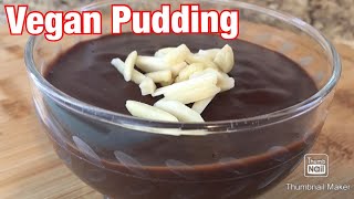 بودنج الشيكولاتة بدون بيض(الدانيت) صيامى! فى 10دقائق Vegan Chocolate Pudding/Eggless