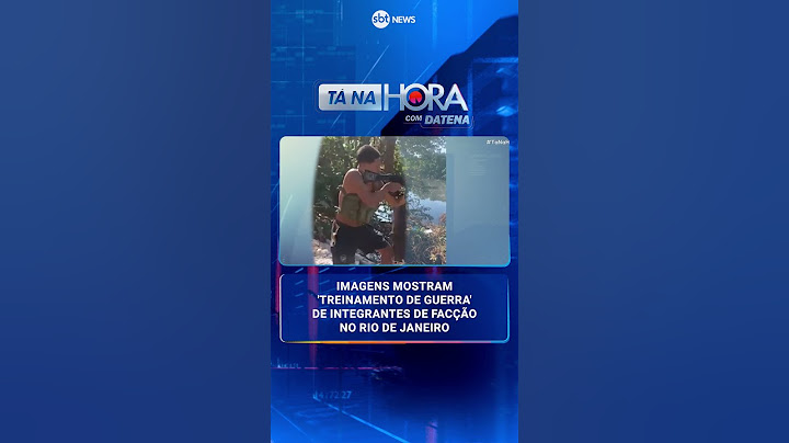 Imagens mostram 'treinamento de guerra' de integrantes de facção no Rio de Janeiro