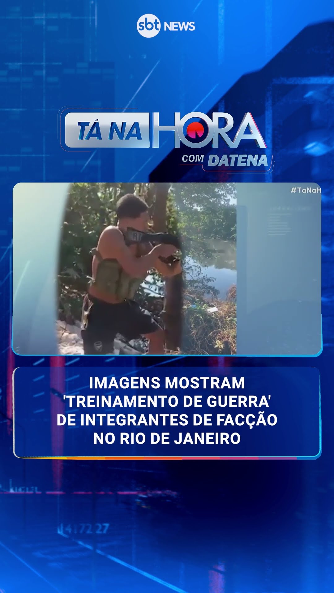 Imagens mostram 'treinamento de guerra' de integrantes de facção no Rio de Janeiro
