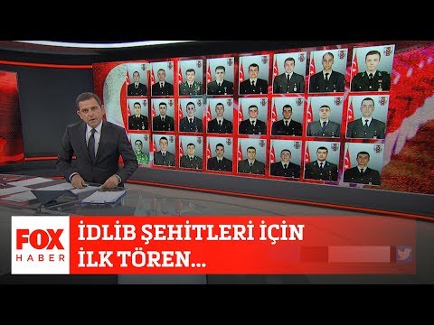 İdlib şehitleri için ilk tören... 28 Şubat 2020 Fatih Portakal ile FOX Ana Haber