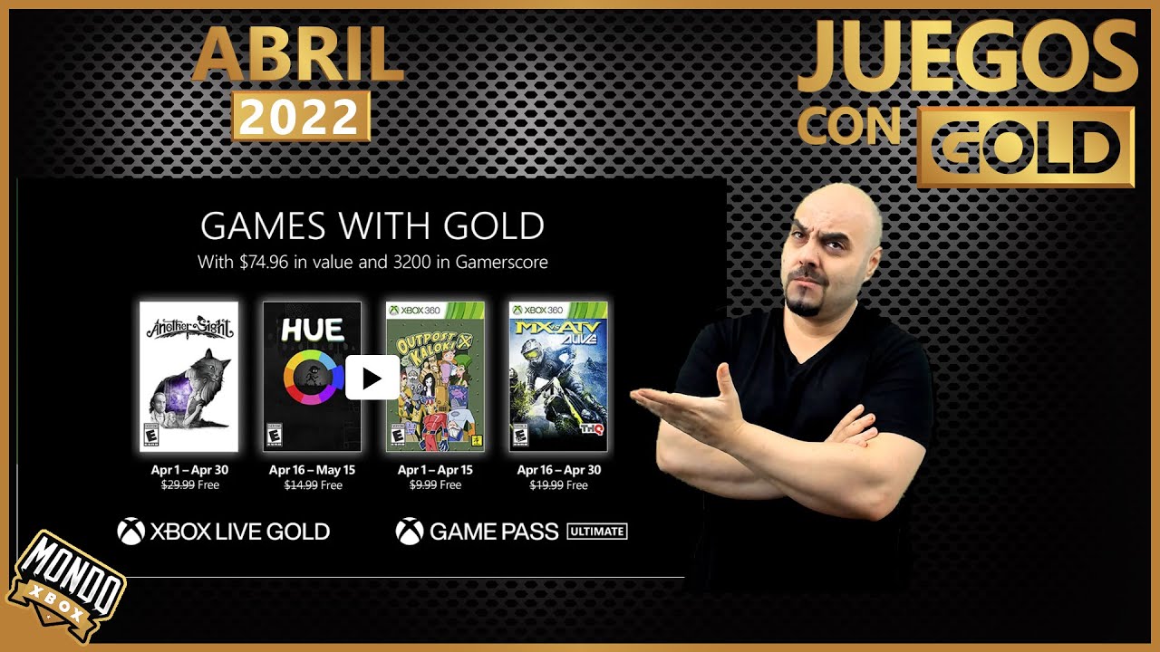 Juegos con Gold de Abril de 2022, April Games With Gold |MondoXbox