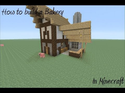 How to build a Medieval Bakery in Minecraft - YouTube