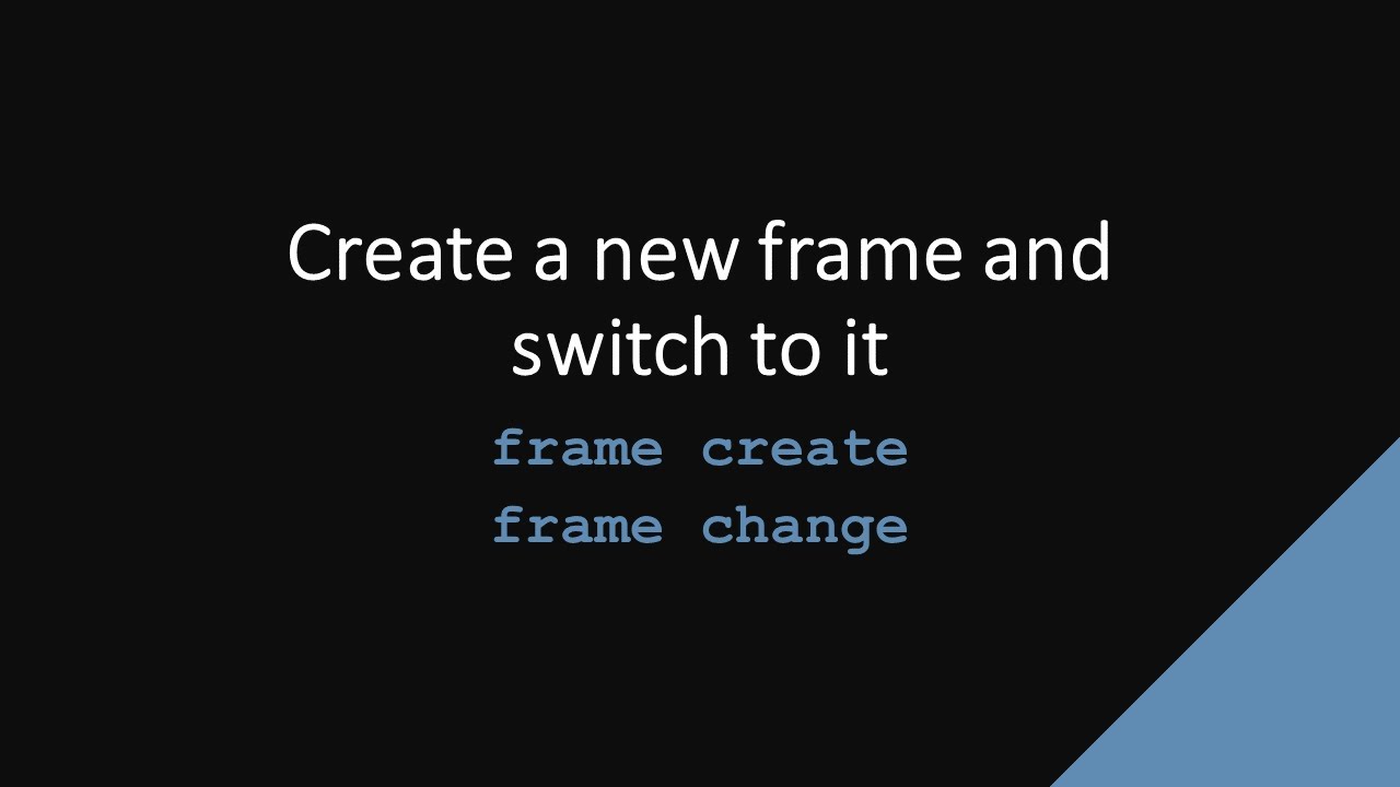 SDAS Stata TechTok - frame create, change - YouTube