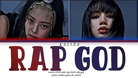 JENLISA RAP GOD (COLOR CODED LYRICS AI COVER)