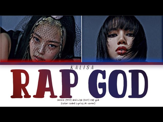 JENLISA RAP GOD (COLOR CODED LYRICS AI COVER) class=