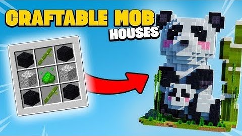 Minecraft Craftable Houses Marketplace Addon Showcase 