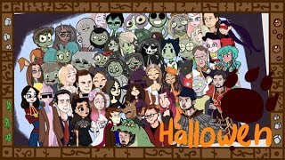 Все Блогеры В Одной Анимации! Хэллоуин| Halloween